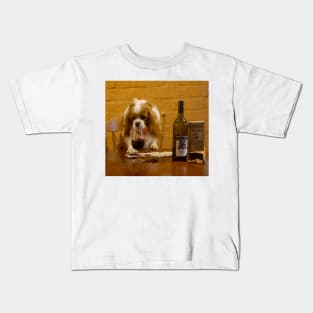 The Wine Connoisseur  - by Avril Thomas Kids T-Shirt